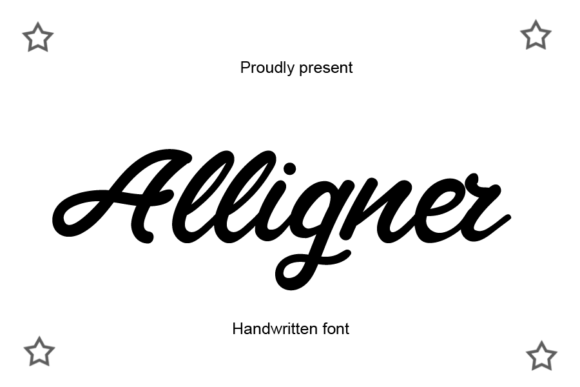 Alligner: A Timeless Handwritten Font for Elegant Branding