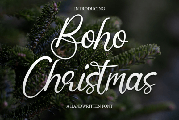 Boho Christmas: A Handwritten Font for Crafters and Makers
