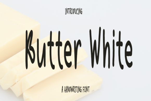 Butter White: A Handwritten Font for Elegant Editorial Design