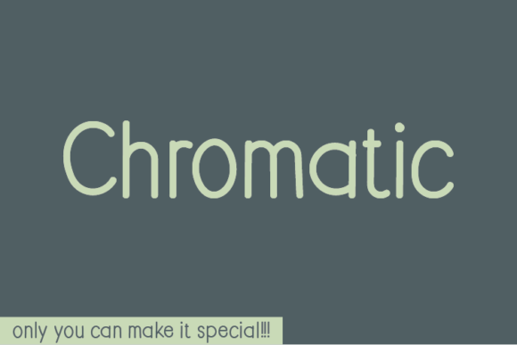 Chromatic: A Premium Font for Creative Projects