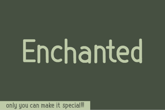 Enchanted: A Unique Handwritten Font for Web Design