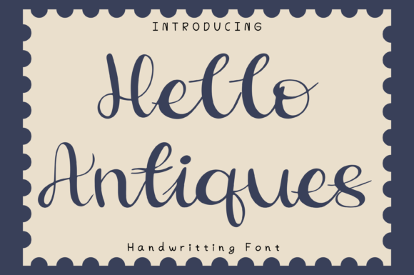 Enhance Your Brand with Hello Antiques Font