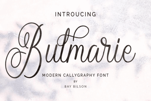 Enhance Your Campaigns with Bulmarie, the Elegant Handwritten Font