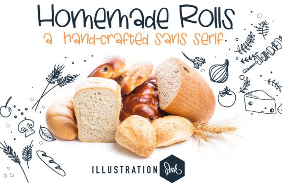 Enhance Your Craft with Homemade Rolls Font