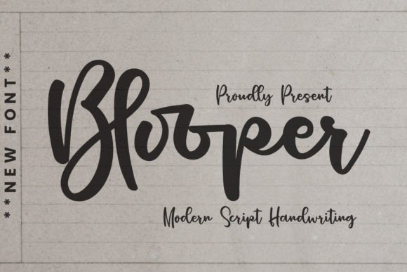 Enhance Your Editorial Design with Blooper Font