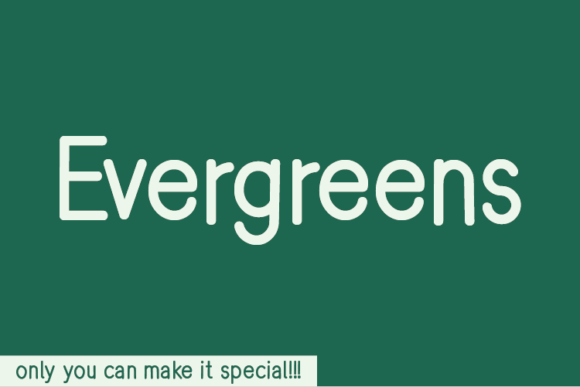 Enhance Your Editorial Design with Evergreens Font