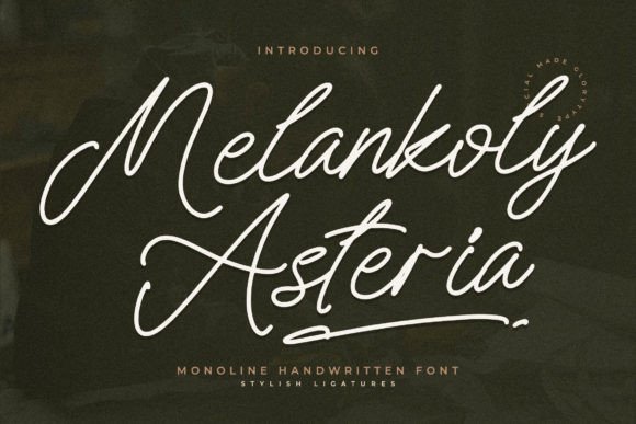 Enhance Your Editorial Design with Melankoly Asteria Font