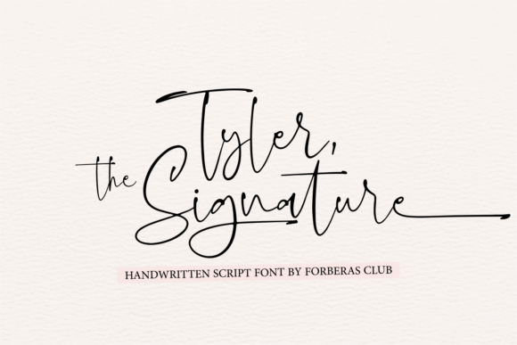 Enhance Your Web Design with Tyler the Signature Font