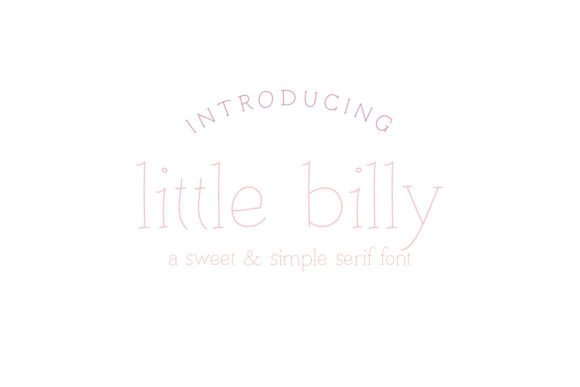 Little Billy: The Perfect Handwritten Font for Engaging Campaigns