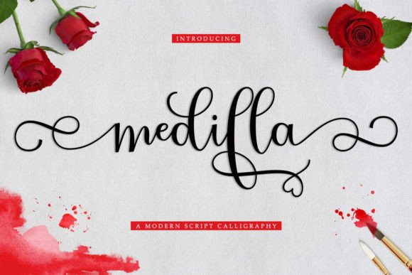 Medilla: A Charming Script Font for Crafters and Creators