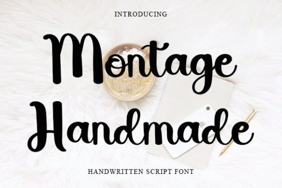 Montage Handmade: A Friendly Font for Creative Branding