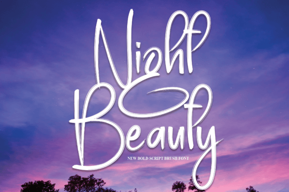 Night Beauty: A Premium Font for Crafters and Makers