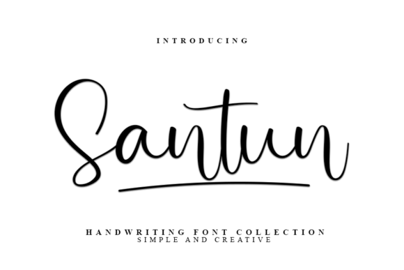 Santun: A Bold and Beautiful Script Font for Creative Projects