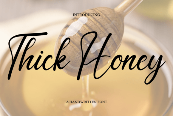 Thick Honey: A Handwritten Font for Modern Web Design
