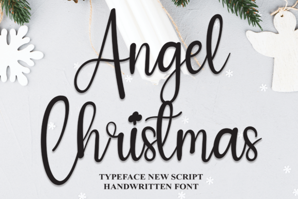 Transform Your Brand with Angel Christmas Font