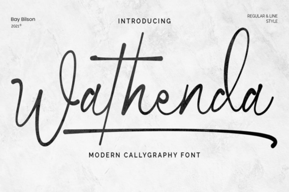 Transform Your Brand with Wathenda: A Luxurious Handwritten Font