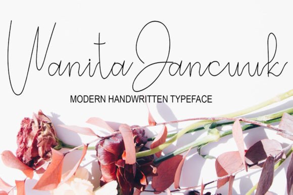 Wanita Jancuuk: A Handwritten Font for Crafters