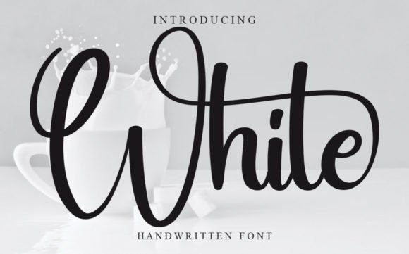 White: A Delicate Handwritten Font for Elegant Branding